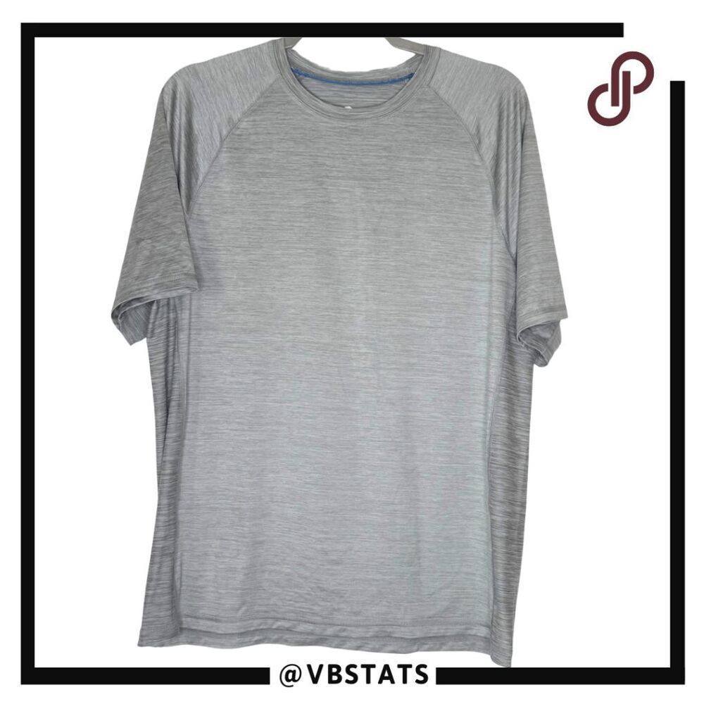 Tommy Bahama Men's Island Zone Space‎ Dye UPF 30 Performance T-shirt Gray Small